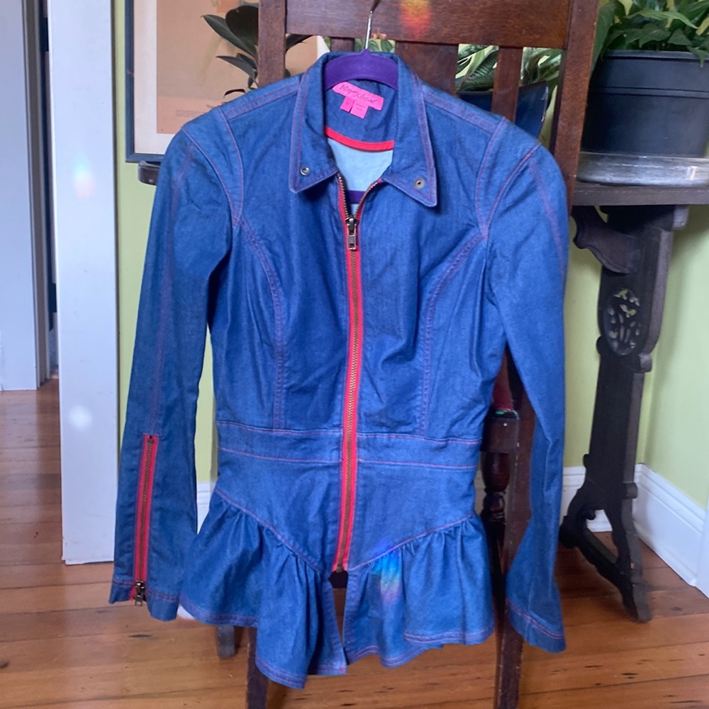 Betsy Johnson denim jacket!